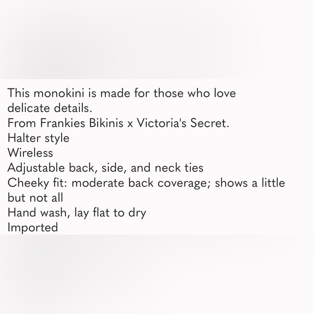 NWT; FRANKIES BIKINIS Amalia One-Piece Swimsuit - Picture 7 of 8